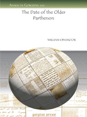 cover image of The Date of the Older Parthenon